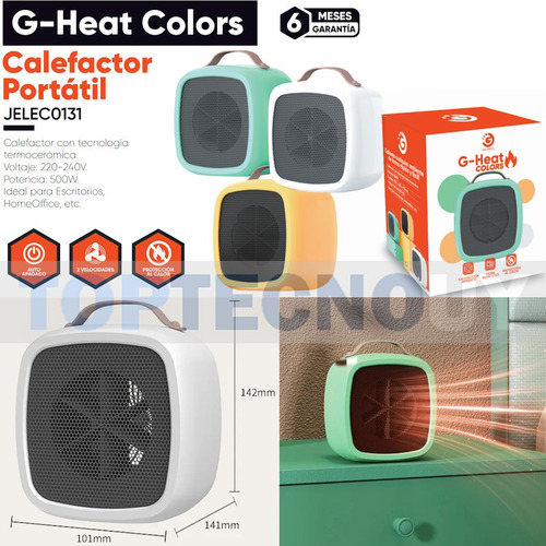 Calefactor Estufa Caloventilador Mini Portátil Termoceramica