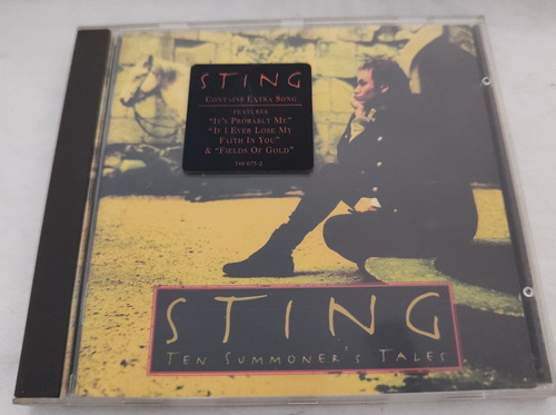 Cd Sting - Ten Summoner's Tales - Made In Uk