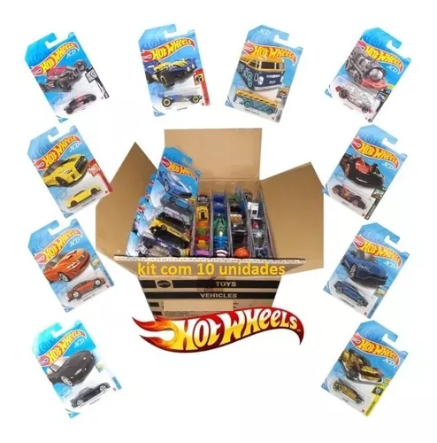 Carrinhos Hot Wheels Kit Com 10 Sem Repetidos Frete Gratis