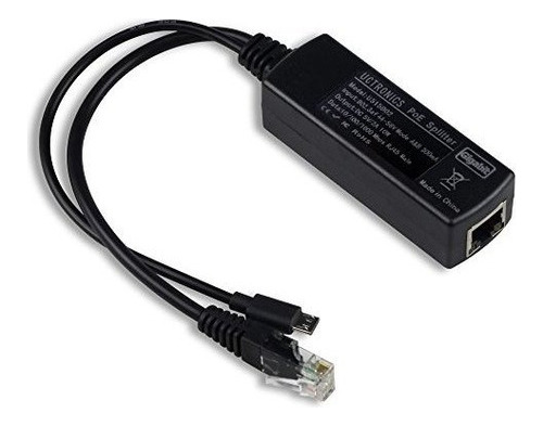 Uctronics Poe Splitter Gigabit 5v Micro Usb Power Y Ethernet