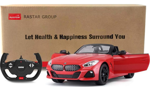Coche Rc Rastar Bmw Z4 Roadster 1/14 Rojo Control Remoto