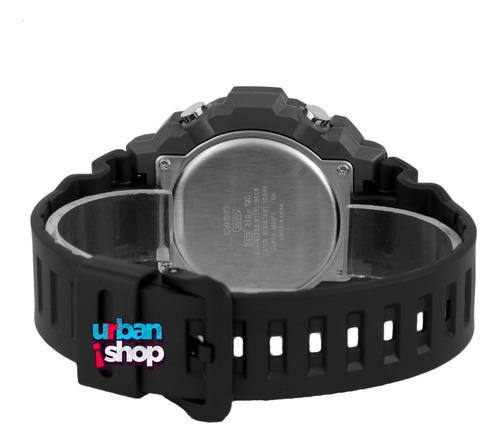 Reloj Casio Aeq 120w 7a Hora Doble Cronometro Memorias Negro Negro Plateado