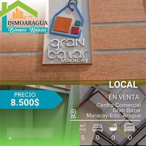 En Venta  Local Comercial / Centro Comercial  Gran Bazar / Avenida Bolívar  Maracay /js0214