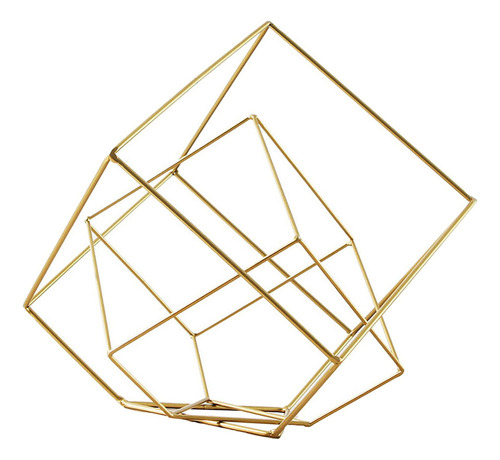 Cubo De Artesanía Minimalista Geométrica, Figura De