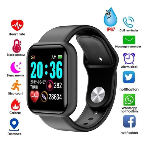 Reloj Smartwatch Unisex Pantalla 1.44 Ios Y Android Y 68
