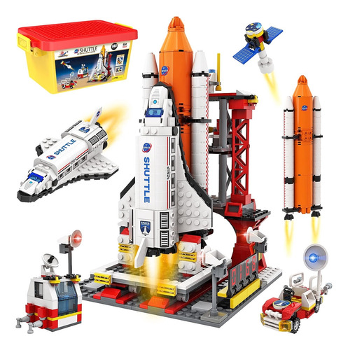 City Space Exploration Shuttle Toy - Juegos De Bloques De C.