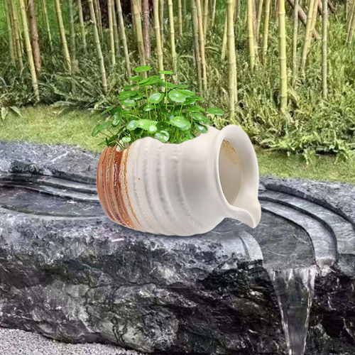 Vaso De Para Água Circulante, Vaso Hidropônico, Branco