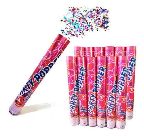 15 Bazucas Lanzador De Confeti Cañon Fiestas Batucada 40 Cm