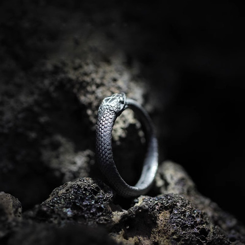Anillo De Boca Viva De Ouroboros