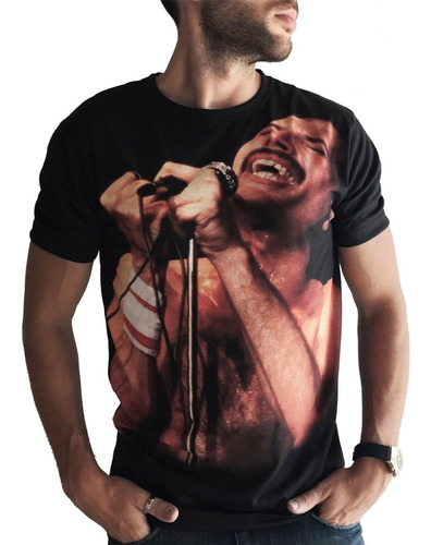 Remera Sublimada Freddie Mercury Queen Ranwey Cs195