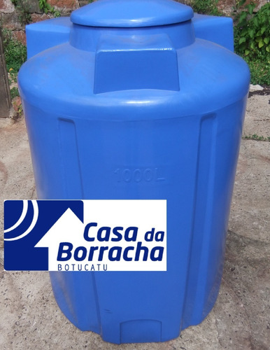 Caixa Agua 1000 L Tambor Reservatorio Sem Bomba Azul 12x