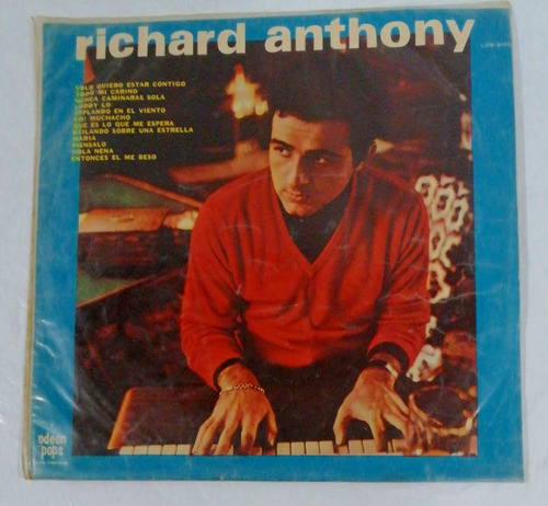 Richard Anthony Vinilo Disco Rock Pop Twist Musica Odeon Pop