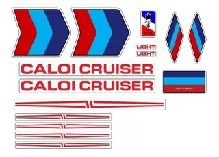 Adesivos Caloi Cruiser Light Metalizado