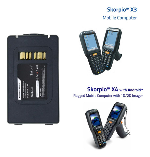 Batería De Reemplazo De 5200mah 5200mah Para Dataalogic Skor