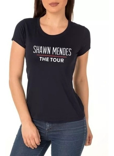 Camiseta Baby Look The Tour Shawn Mendes