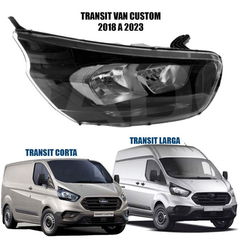 Faro Ford Transit Van 2018 2019 2020 2021 2022 2023 Derecho