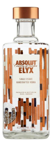 Caja De 6 Vodka Absolut Elyx 750 Ml