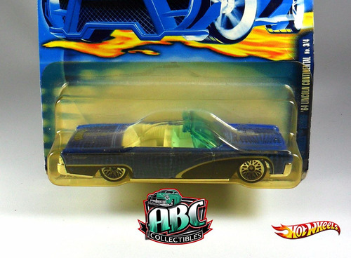 Hot Wheels Lincoln Continental Carro  Escala 1:64 Abc