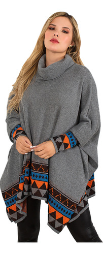 Poncho O Ruana De Dama / Producto Nacional / Exc. Calidad