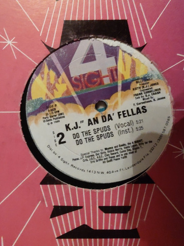 Vinilo Lp  De  K .j .   An Da  Fellas --do The Spuds (xx373.