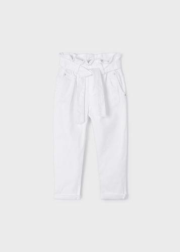 Pantalon Para Niña Color Blanco Mayoral 