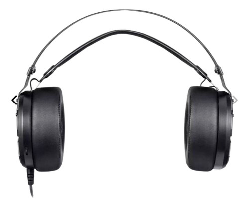 Headset Gamer Com Microfone Cabo 1,6m Motospeed H60 7.1 Drivers 50mm Preto Com Led Azul Usb Redução De Ruidos Ajuste 3d Earcups De Espumas