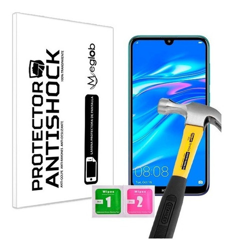 Lamina Protector Pantalla Antishock Huawei Y7 Pro 2019