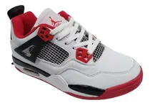 Comprar Botas Zapatos Jordan Carrito Retro 4 Caballeros Triple A Gri