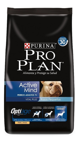 Proplan Active Mind Adult 7+ Small Breed 7.5 Kg - Nuevo 