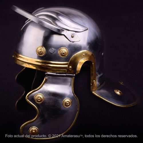 Imagen 3 de 8 de Casco Romano Imperial Tipo Gallic H Espada Gladius