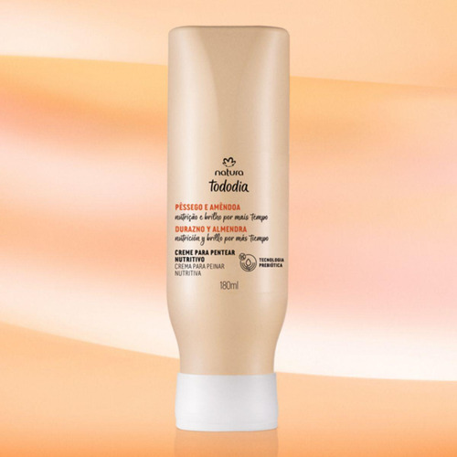 Creme De Pentear Natura Tododia Pêssego E Amêndoa 180ml