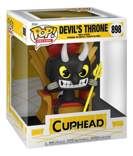 Cuphead Funko Pop Devil Trono 898 Deluxe