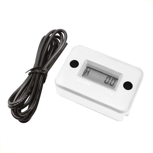 Reloj Cuenta Horas Motor 4t - 2t Universal - Blanco