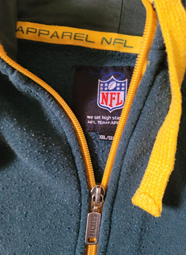 Sudadera Packers Green Bay Nfl Oficial Team Apparel 2xl (Usado)