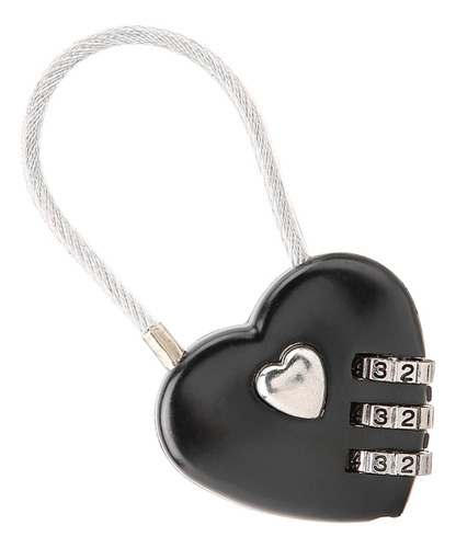 Heart Shape De 3 Dígitos Código Combinación De Equipaje