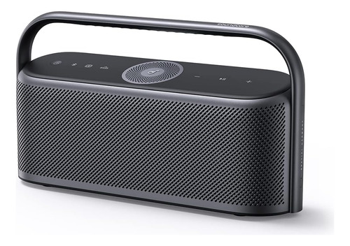 Bocinas Bluetooth Portátiles Soundcore Motion X600 con Audio Espacial Sonido de 50 W IPX7 Impermeable EQ Profesional Entrada AUX-in para Hogar Oficina Patio Trasero y Baño Color Negro
