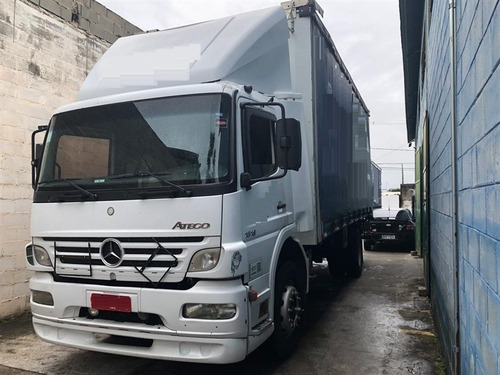 Mb Atego 1518 Ano 2009 Com Baú Sider De 7 Metros