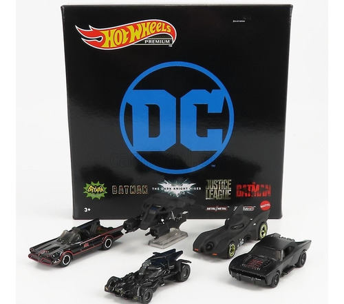 Set De Autos Hot Wheels 5 Pack Batmobile - Batman Mattel
