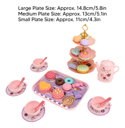 Set De Té Para La Tarde Para Niños, Tetera De Simulación, Ta