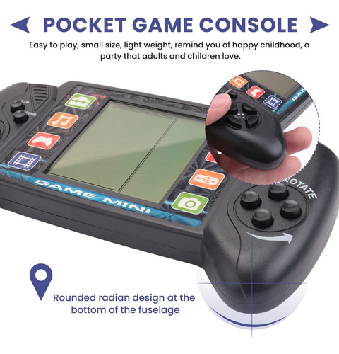 Consola De Videojuegos Portátil De Bolsillo, Pantalla Lcd De