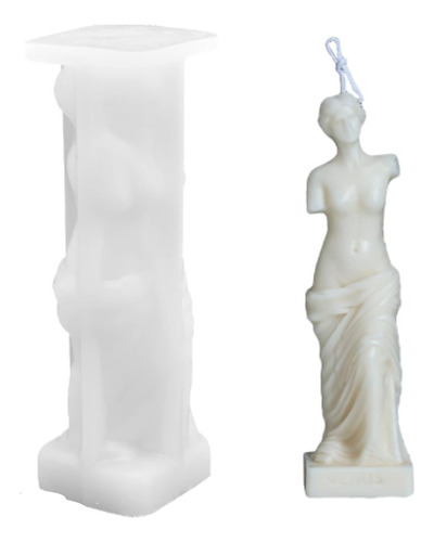 Molde De Silicon 3d Venus, Velas, Jabón, Decoración, Hielos