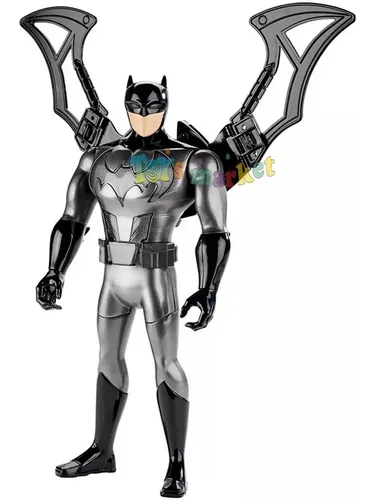 Batman Mattel Muñeco 30 Cm Mision Aerea Alas Luz Y Sonido