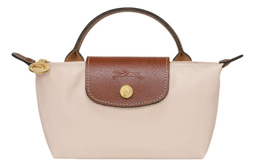 Longchamp Le Pliage Original Bolso Mini Con Asa, Beige