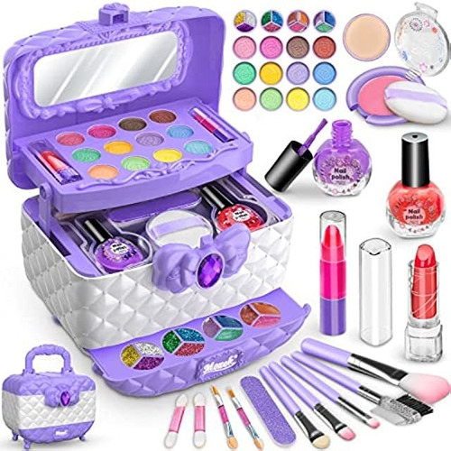 Kit De Maquillaje Para Niños, Lavable, Juego De Belleza Par