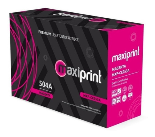 Toner Hp 504a Ce253a Magenta Color Laserjet Cp3525dn Cp3525x