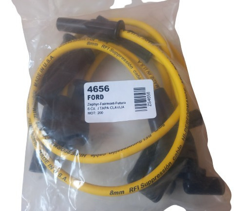 Cables De Bujías Zum Electric 4656 Ford Zephir Motor 200 6 L