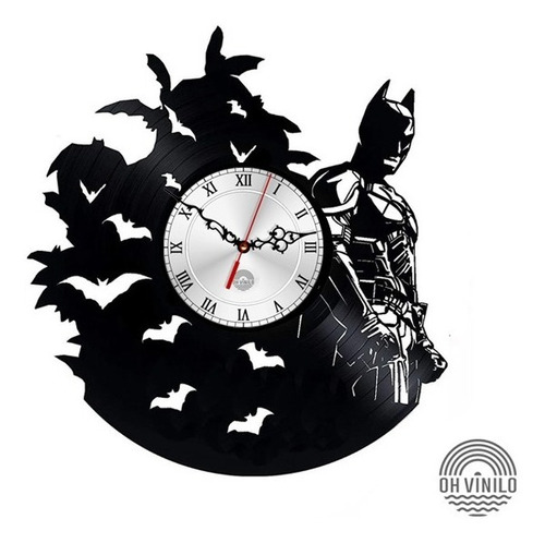 Batman 03 Reloj De Pared Y Escritorio Regalo Delivery Arte