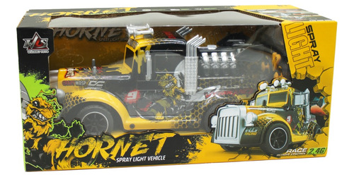 Camion Hornet Con Luz  Multi Color Control Remoto Yellow