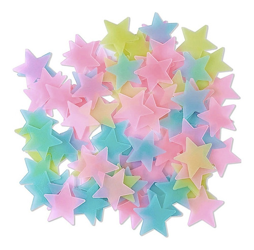 Imagen 6 de 10 de Estrellas Fluorescentes X100 Brillo En La Oscuridad.