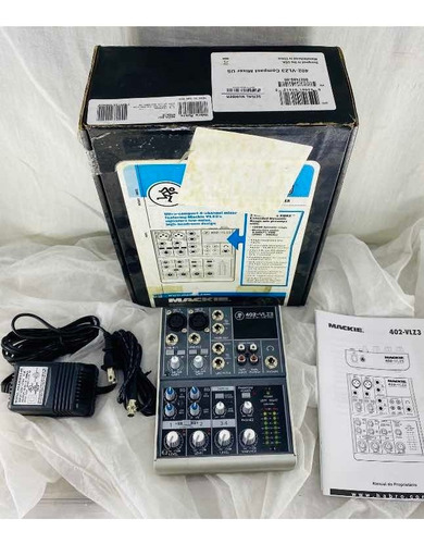 Mixer Analógico De 4 Canais Mackie - 402 Vlz3 Mostruário